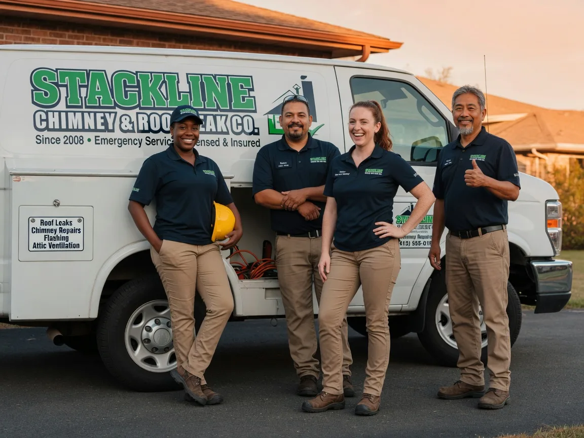 Chimney flashing repair company in Vacherie, LA
